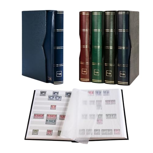 Prophila Collection Prophila stockbook 60 White Sides Padded with slipcase Blue - Image 1