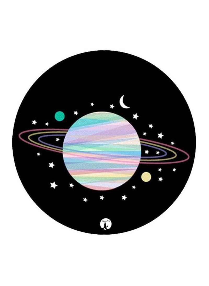 RKN A Planet Printed Mousepad Black/Pink/Green