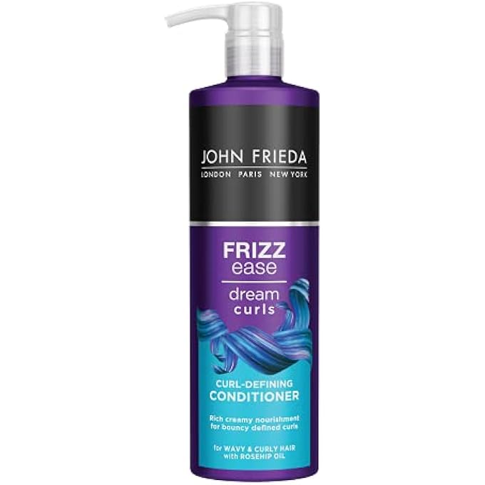 John Frieda FRIZZ EASE DREAM CURLS CURL DEFINING CONDITIONER 500ML, ANTI-FRIZZ CONDITIONER FOR CURLY, WAVY HAIR, CONDITIONER FOR NATURAL CURLS - Image 1