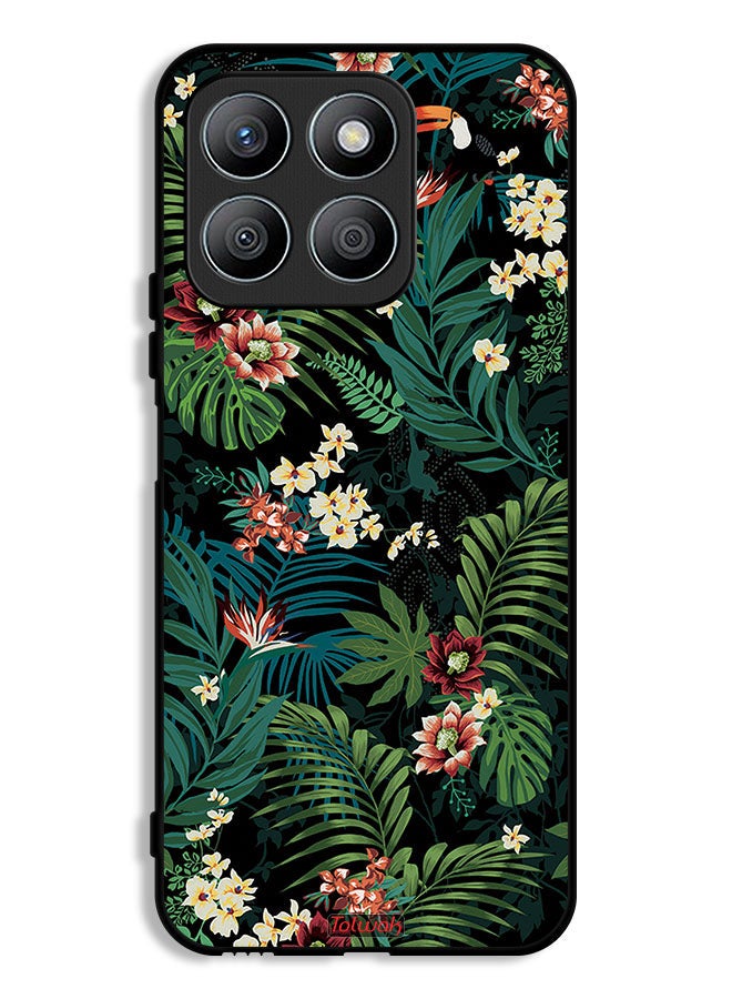 Tolwak Honor X8b Protective Case Cover Tropical Leaves - Image 1