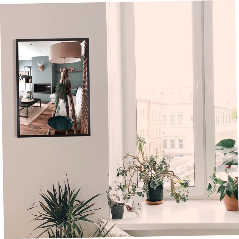إطار صور من الألمنيوم ABOOFAN A4 بحافة ضيقة، سعر 21x29.7 سم، للتثبيت على الحائط أو على الطاولة، لون أسود - Image 4
