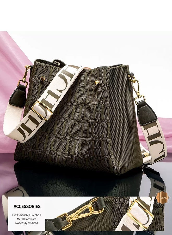 CH CH Fashion Trendy Women's Large Capacity Crossbody Bag Shoulder Bag - Image 2