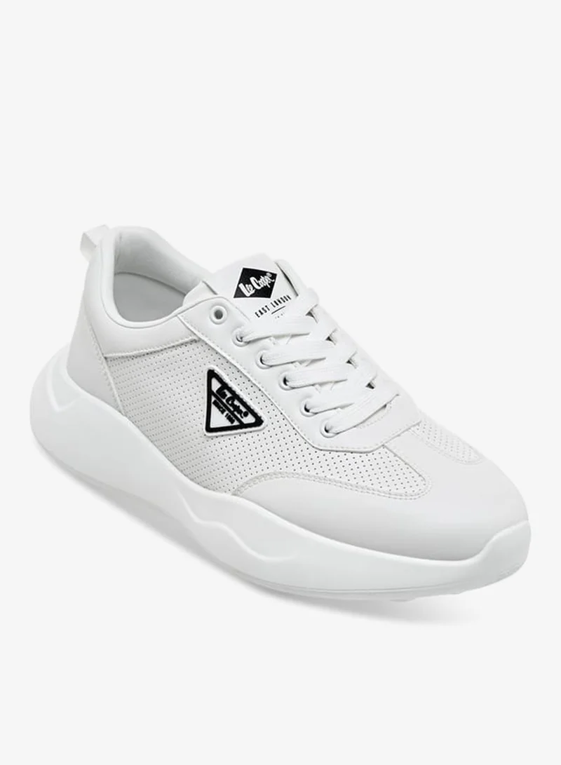 Lee Cooper Men's Mesh Textured Shoes with Lace-Up Closure