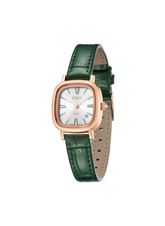ECSTACY Women's Genuine leather Analog Watch E25510-RLHW - 23 mm - Image 2
