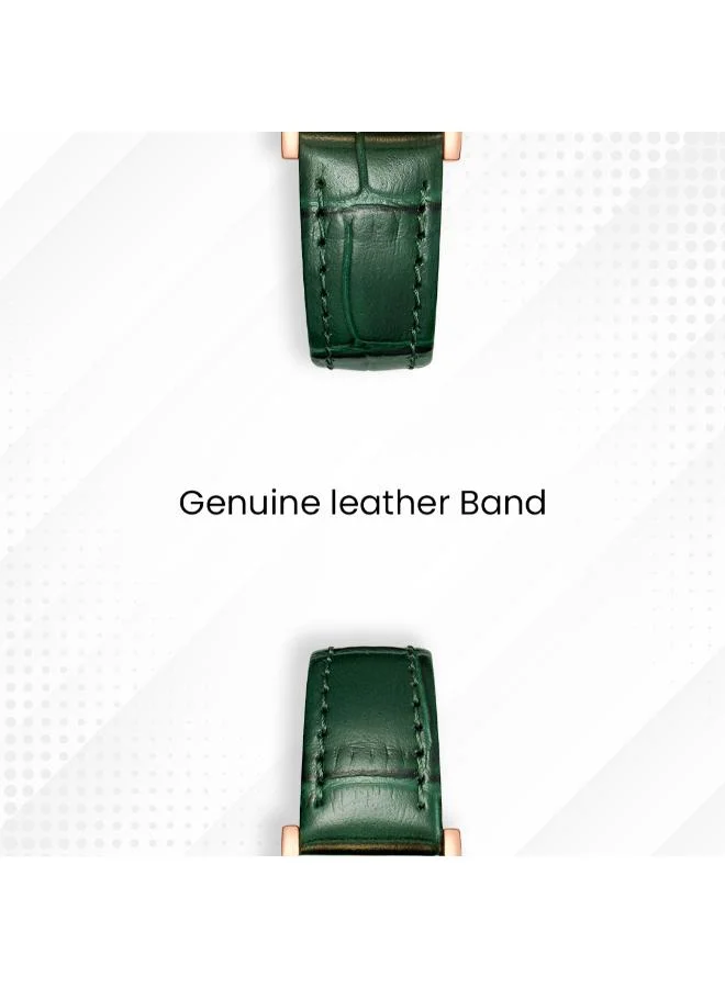 ECSTACY White Women's Genuine leather Analog Watch E25510-RLHW - 23 mm for Women | Best Price UAE