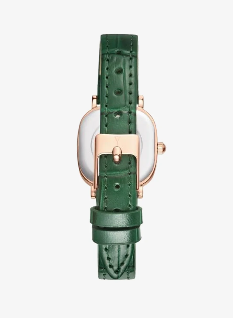Ecstacy White Women's Genuine leather Analog Watch E25510-RLHW - 23 mm for Women | Best Price UAE