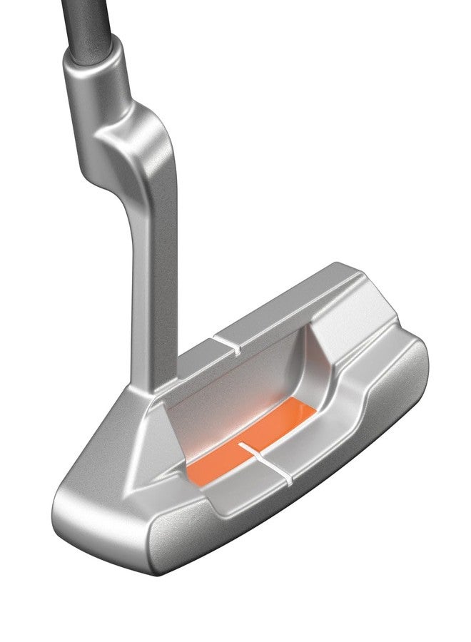 Golfgen PGA Tour By Golfgen Putter; Junior Golf Club for Player Height Over 5’2”; Graphite Shaft, Perimeter Weighted Head, Rubber Grip; Officially Licensed PGA Tour Product; Putter for Juniors - Image 1