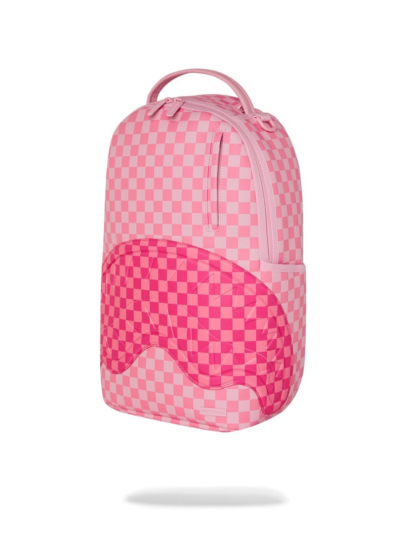 SPRAYGROUND حقيبة ظهر باتش سمكة القرش الوردية من سبراي غراوند في باريس - Image 5