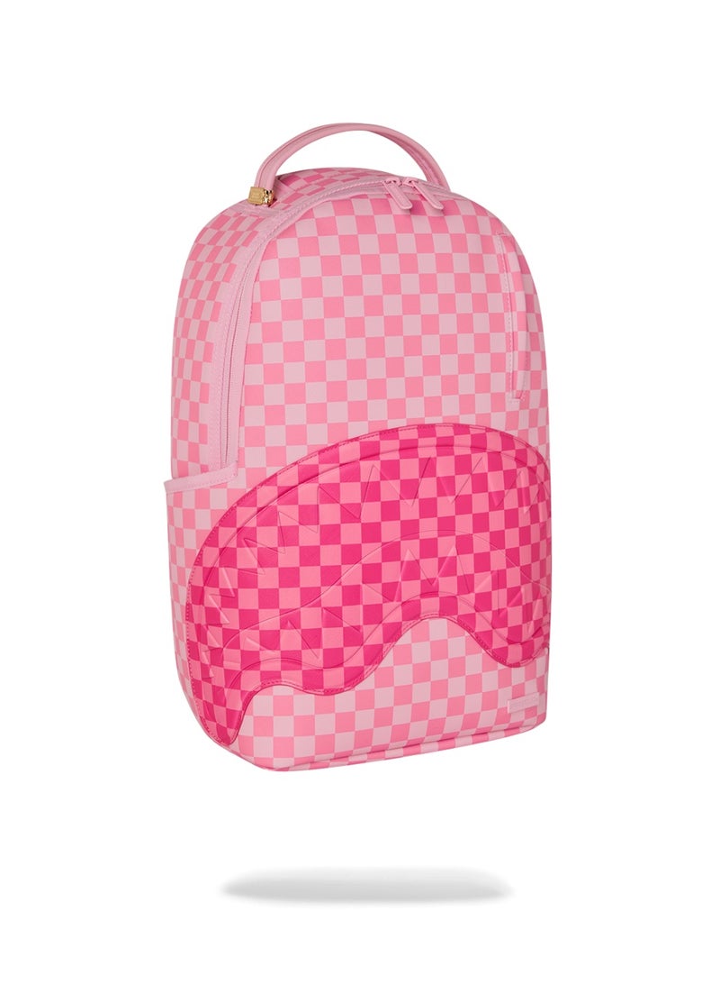 SPRAYGROUND حقيبة ظهر باتش سمكة القرش الوردية من سبراي غراوند في باريس - Image 2