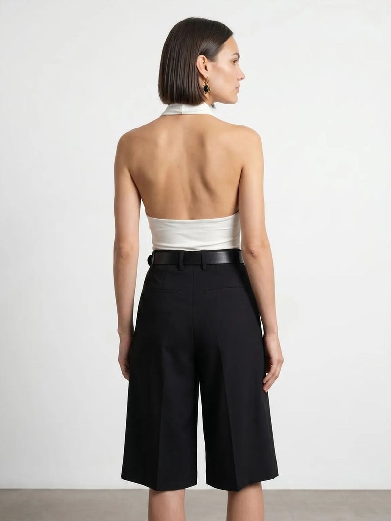DILVIN Fitted Sleeveless Cowl Neck Blouse - Image 2