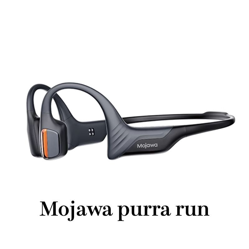 Mojawa Purra Run Sport Bluetooth Bone Conduction Headphones, Wireless with Long Battery Life, Black - Image 1