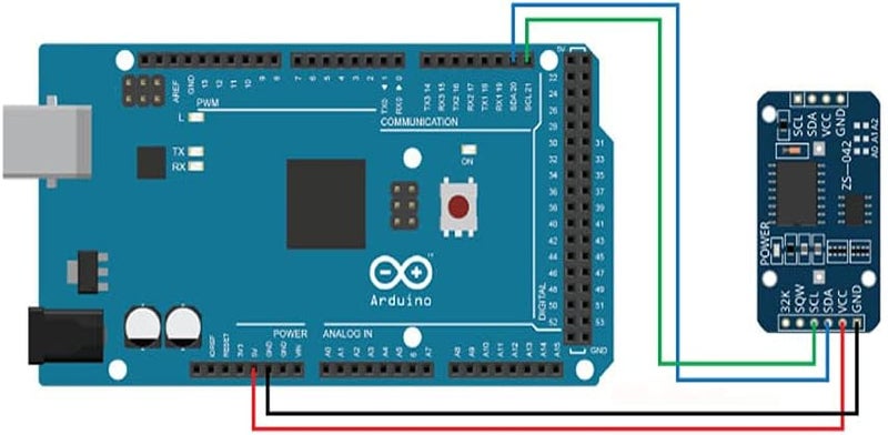 DORHEA 5PCS DS3231 Real Time Clock Module RTC AT24C32 IIC Timer Alarm RTC Clock 3.3V - 5 .5V Alarm Clock Breakout Memory Board with Jumper Wire Cable - Image 4