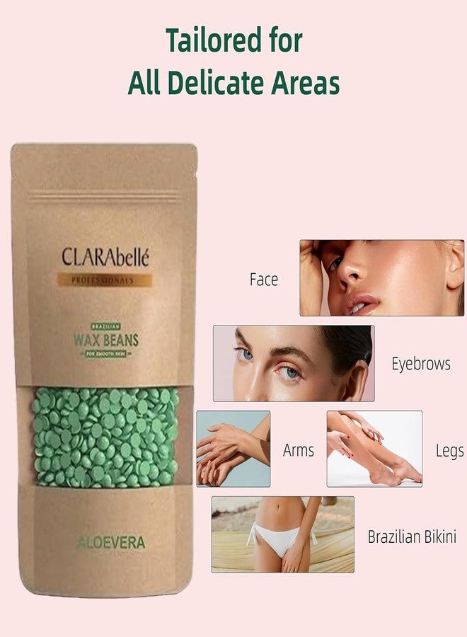 BTM CART Wax Beans Hair Removal Wax Beads for Men & Women, Aloe Vera, 100 gm - Image 3