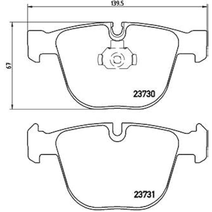 ريحني مجموعة وسادات الفرامل القرصية الخلفية من بريمبو P06026 مكونة من 4 - Image 2