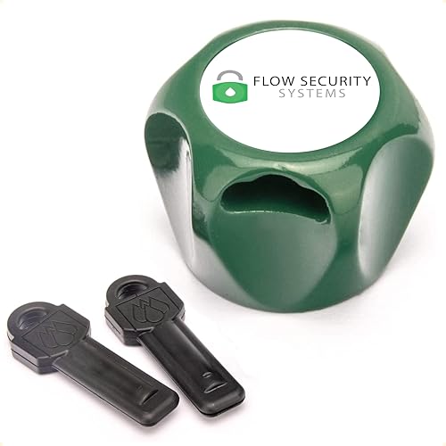 Flow Security Systems The Flow Security Systems Faucet Lock II | Magnetic Key | Prevents Water Theft, Secures Outdoor Taps, Promotes Water Conservation | Fits Most Outdoor Hose Bibbs | FSS 500 | Keyed Randomly | 1 Pack - Image 1