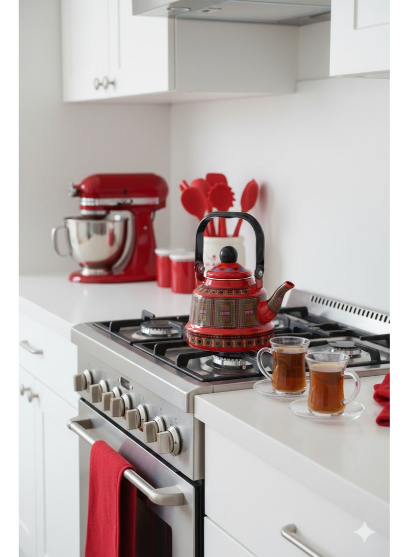 Tea and milk jug, with an elegant touch.