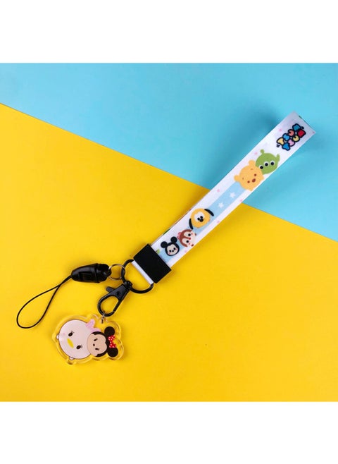 Mobile Phone Lanyard Short Fabric Widened Women's Mobile Phone Case Wrist Rope Pendant Hanging Chain Bracelet Pendant Cute-Specifications Support Image Upload:Many Animals.