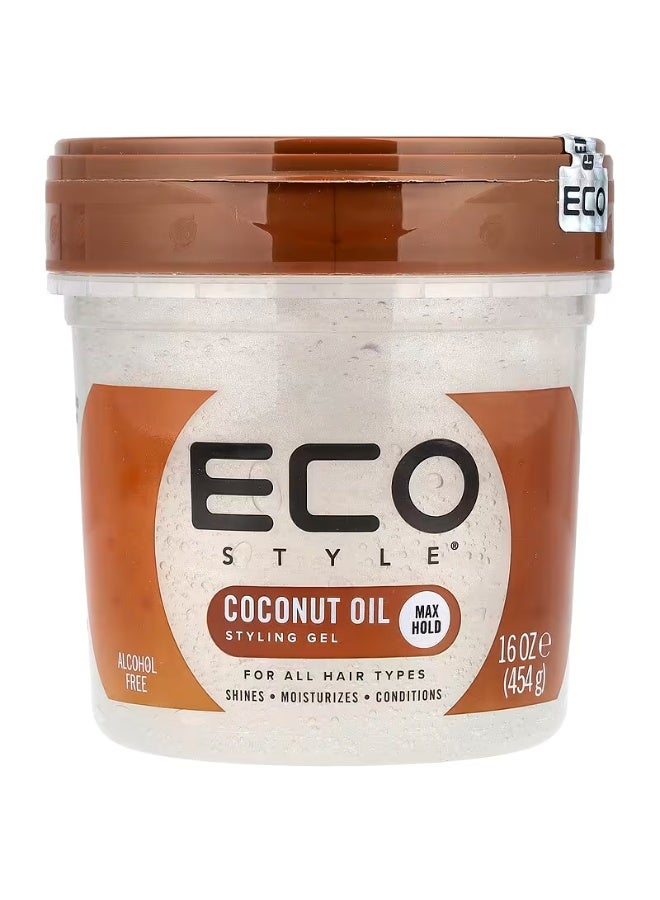 ECO Style Coconut Oil Styling Gel Max Hold 454 ml - Image 1