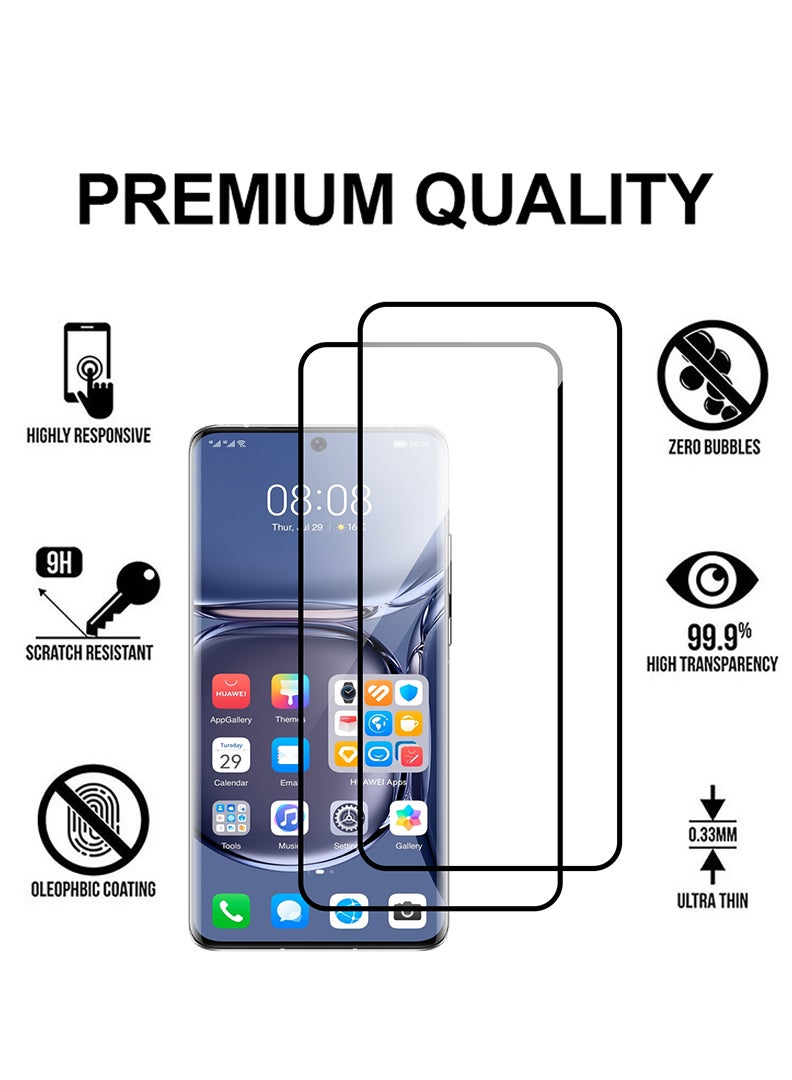 Theodor Pack of 2 Tempered Glass Screen Protector With 9H hardness For HUAWEI P30 PRO  - Image 2