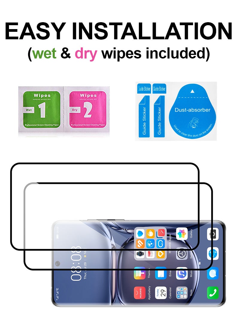 Theodor Pack of 2 Tempered Glass Screen Protector With 9H hardness For HUAWEI P30 PRO  - Image 3
