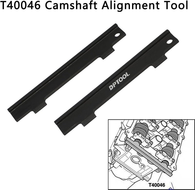 DPTOOL Camshaft Alignment Crankshaft Timing Tool Compatible with Audi VW 4.2 V8 Engine T40046 T40047 T3242 T40058 - Image 4
