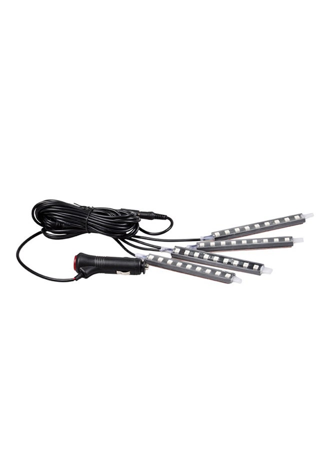 CYTHERIA 4-Piece Remote Control LED Neon Interior Strip Light - Image 1