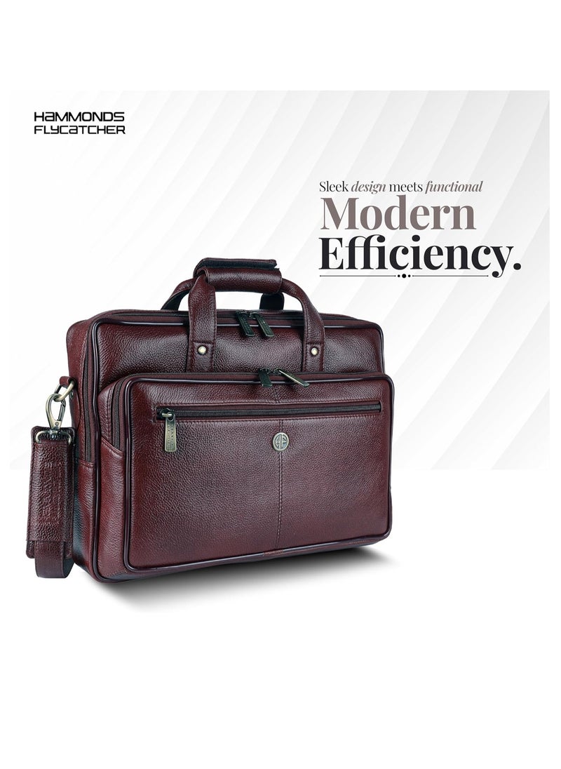 HAMMONDS FLYCATCHER Original Leather Laptop Bag | LB119 | PJBT  - Image 2