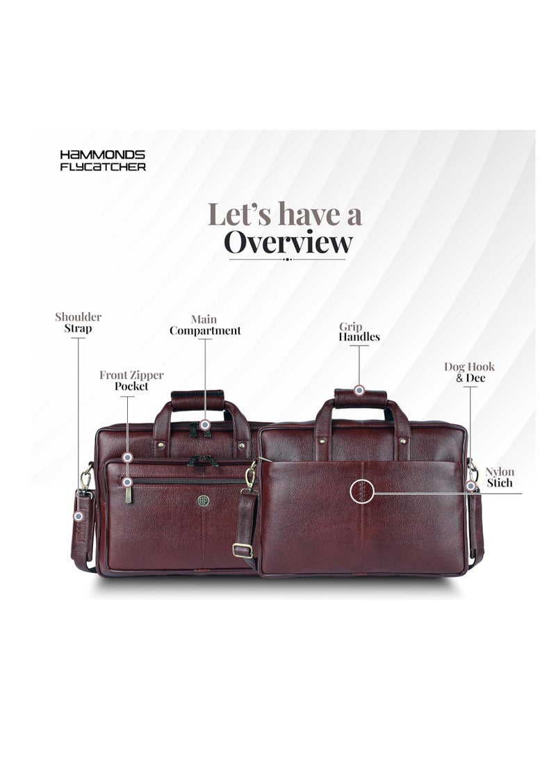 HAMMONDS FLYCATCHER Original Leather Laptop Bag | LB119 | PJBT  - Image 3