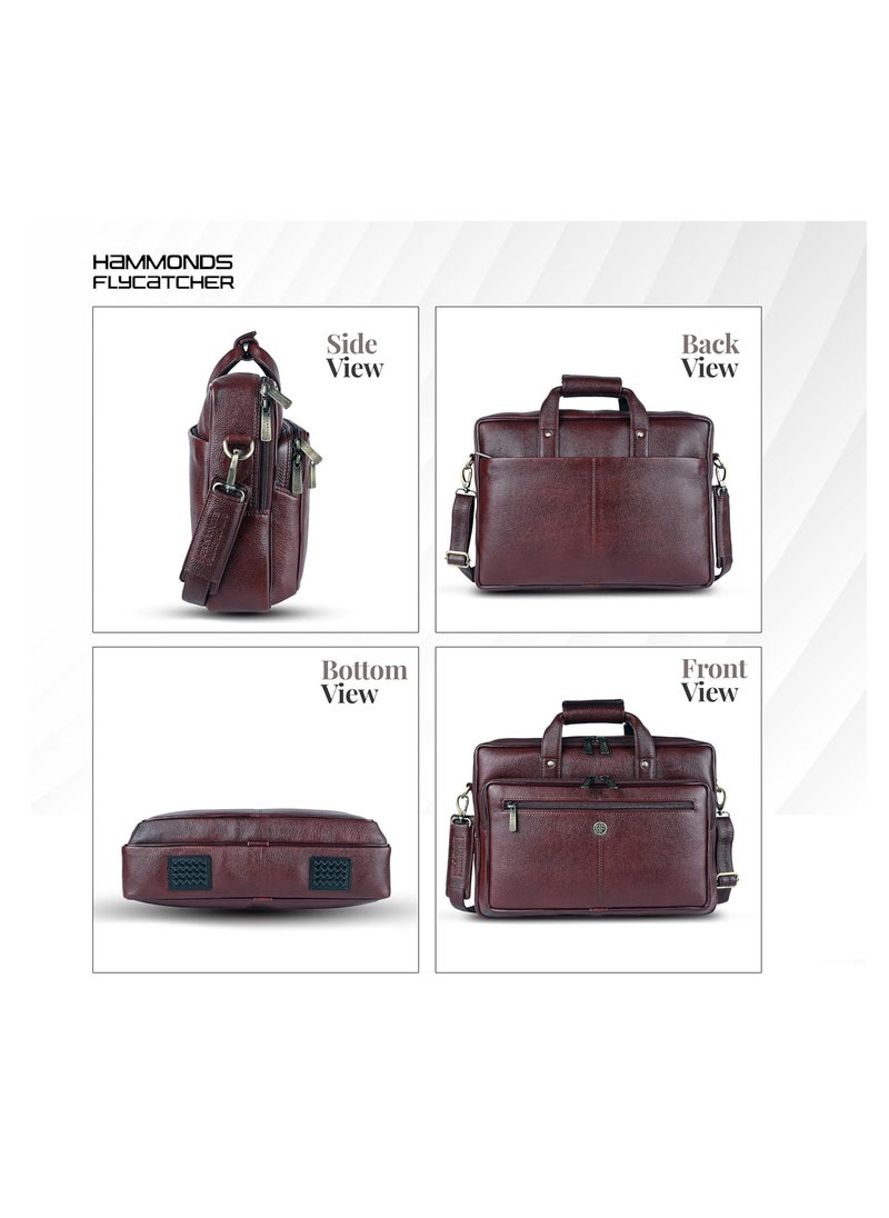 HAMMONDS FLYCATCHER Original Leather Laptop Bag | LB119 | PJBT  - Image 5