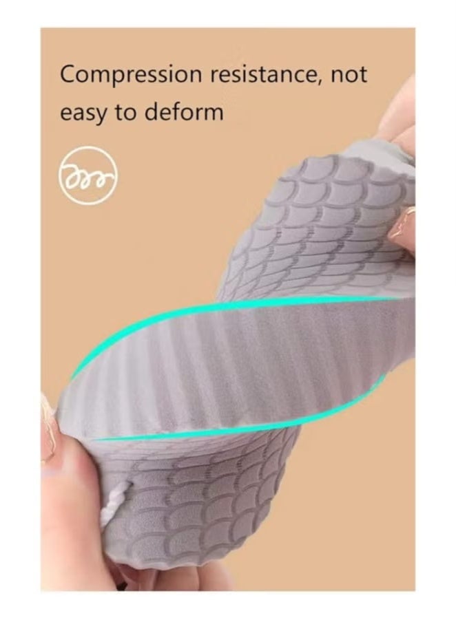 3 Pieces of Magical Exfoliating Bath Sponge, 3D Super Soft Exfoliating, Skin-Friendly, Reusable, Suitable for Adults, Children and Pregnant Women. (Pink+blue+grey) - Image 5