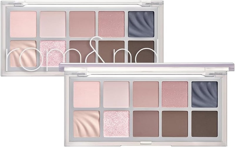 romnd Better Than Palette10 Blendable ShadesLong Lasting and Neutral Eyeshadow PaletteHigh Pigmented Smooth Matte Glitter Shimmer Eye Makeup 13 ODD BREEZE GARDEN