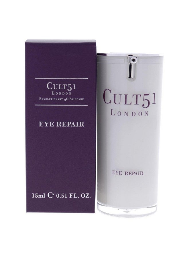 CULT51 Eye Repair Cream Intensely Hydrating Treatment Prevents Reduces Signs Of Aging And Visible Wrinkles Brightens And Hydrates Under Eye Area Renewing Care Restores Your Skin 0.51 Oz - Image 1