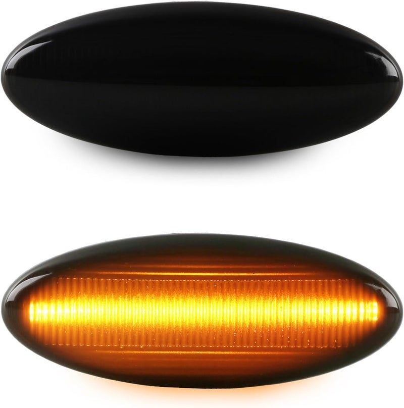QASULER Dynamic Amber Side Marker Turn Signal Light - Image 4