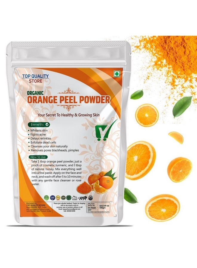 Top Quality Store TQS Pure Natural Orange Peel Powder for Natural Glowing (100 g) - Image 1