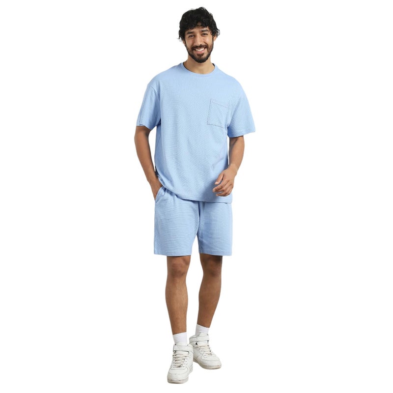 NOBERO طقم كاجوال أزرق للرجال - Image 1