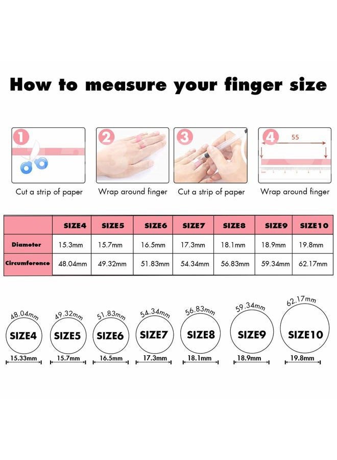Qinaoco Silicone Rings for Women Breathable - 4/8 Rings Women's Silicone Rubber Wedding Ring Engagement Bands for Women - Heart Airflow Inner Grooves, 9(18.9mm), Silicone, not, - Image 5