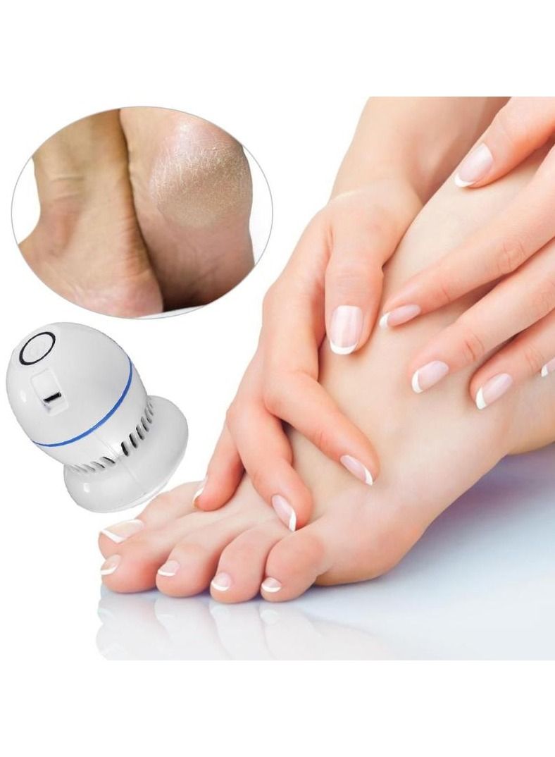 DubaiGallery Electric Foot Grinder Vacuum Callus Remover Rechargeable Foot Pedicure Tool Foot File Cleaner for Health Hard Cracked Skin  - Image 4