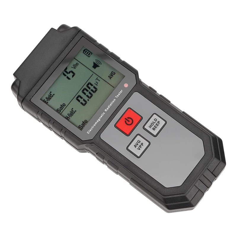 Geiger Counter, Professional Nuclear Radiation Detector with Electromagnetic Field X ray Tester and LCD Data Display for Safety Monitoring - Image 3