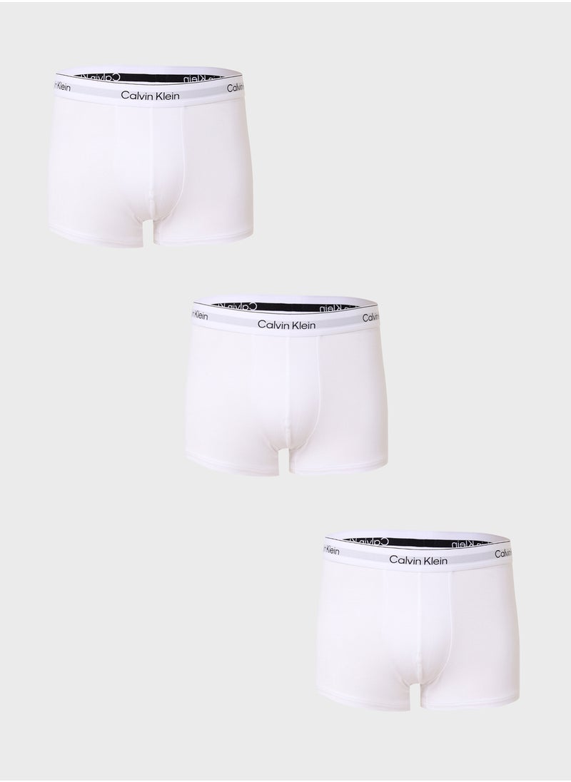 CALVIN KLEIN Icon Cotton Stretch Trunk - 3 Pack  - Image 1