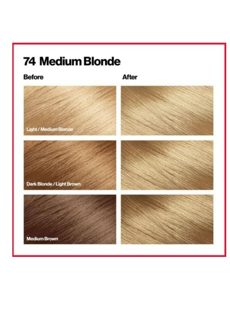 Revlon - Revlon Color Silk -Medium Blonde 74 - Image 1