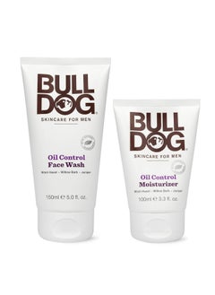 BULLDOG Bulldog mens skincare and grooming oil control starter kit with moisturizer and face wash 2 count  - Image 1