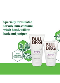 BULLDOG Bulldog mens skincare and grooming oil control starter kit with moisturizer and face wash 2 count  - Image 2