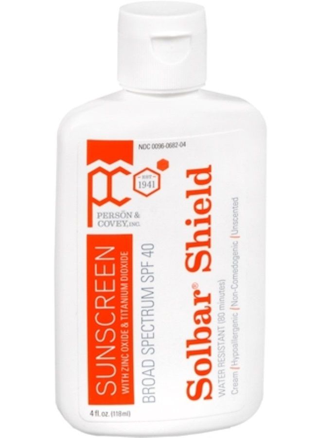 Solbar Shield Sunscreen SPF 40 4.40 oz (Pack of 2)