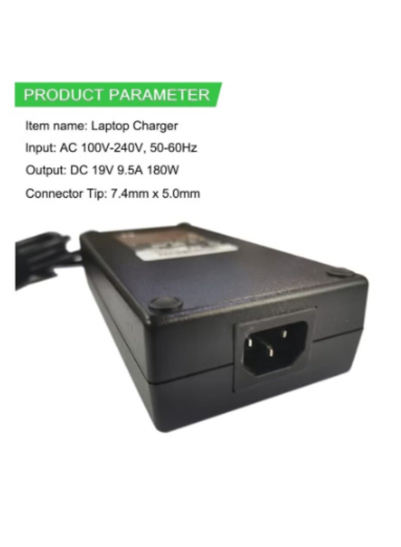 Terabyte 19V 9.5A 180W 7.4x5.0mm Replacement Power Adapter Charger for HP HDX9100 9300 200-5118CN 397604-001 393948-002 5189-2784 HSTNN-LA03 HA03 - Image 2