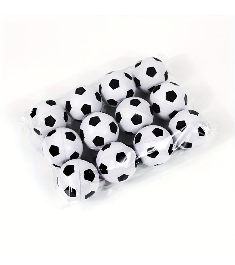 9 Pcs Mini Football PU Soccer Toys Fidget Sensory Stress Relief Party Favors - Image 2