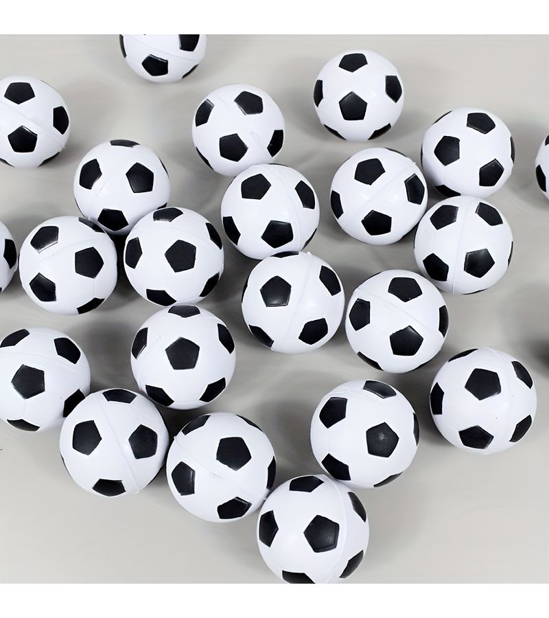 9 Pcs Mini Football PU Soccer Toys Fidget Sensory Stress Relief Party Favors - Image 4