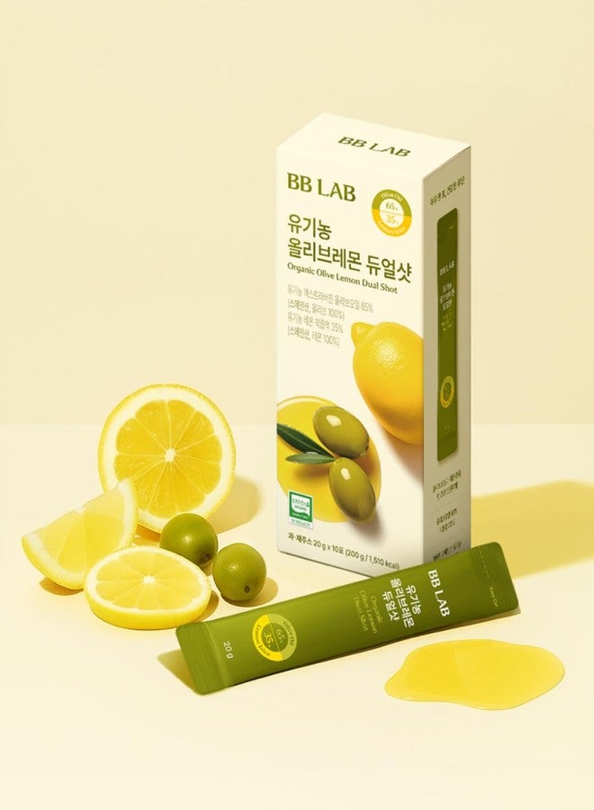BB LAB Organic Olive Lemon Dual Shot, Cold Pressed Extra Virgin Picual Olive Oil with NFC Lemon Juice, 20g*10 Sticks - Image 4