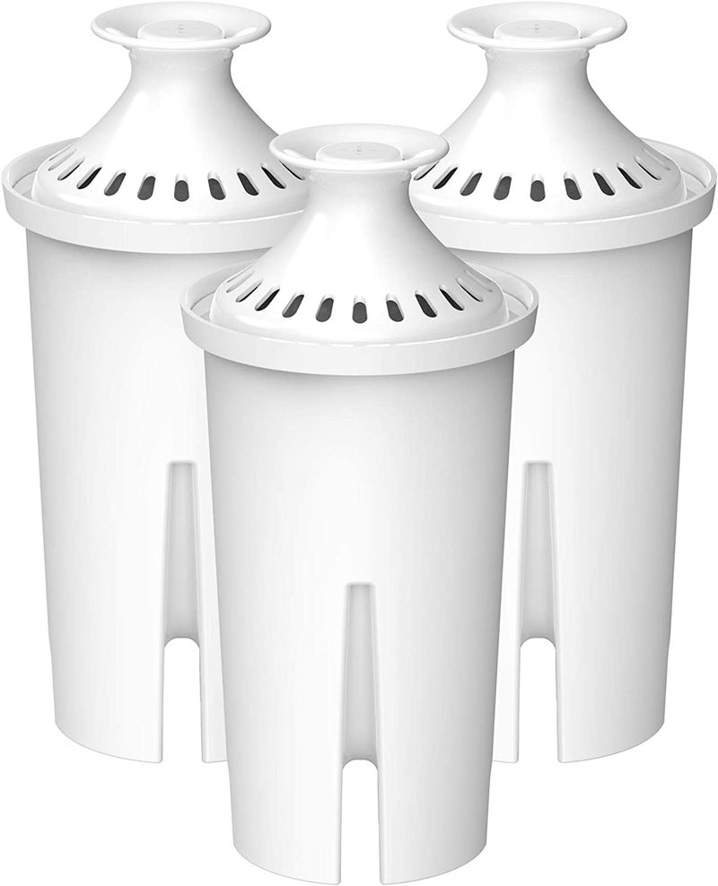 AquaCrest AQUA CREST Replacement for BritaÂ® Filter, BritaÂ® Water Pitchers and Dispensers, Classic OB03, MaveaÂ® 107007, and More, NSF Certified Pitcher Water Filter, 3 Count - Image 1