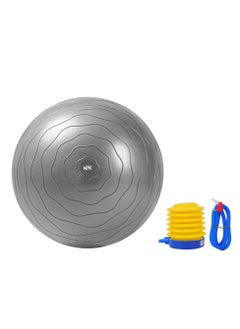 GYM BALL/YOGA BA;LL/ EXERCISE BALL,ANTI-BURST FITBALL WITH AIR PUMP -GRAY 65CM/25.6"