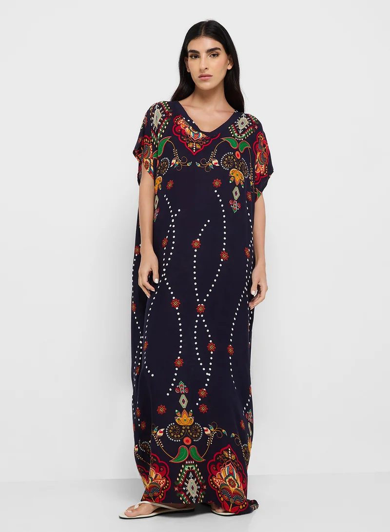 Khizana Printed Nightdress